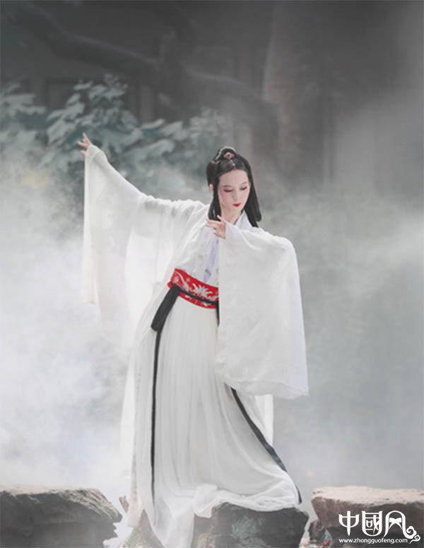 漢服魏晉風交領大袖襦裙