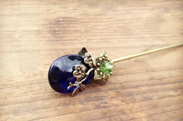 大水滴古典家佳樂文學(xué)盤發(fā)發(fā)簪單簪