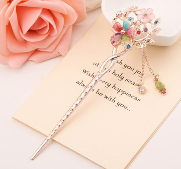 家佳樂文學(xué)發(fā)簪 流蘇步搖發(fā)簪