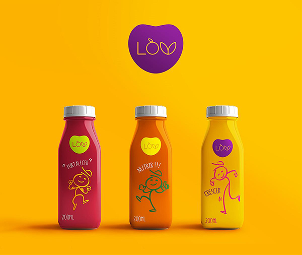 果蔬汁包裝設(shè)計圖，創(chuàng)意果蔬產(chǎn)品包裝