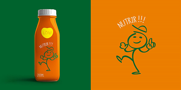 果蔬汁包裝設(shè)計圖，創(chuàng)意果蔬產(chǎn)品包裝