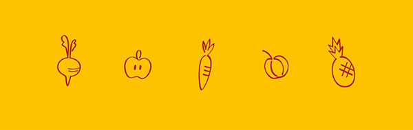 果蔬汁包裝設(shè)計圖，創(chuàng)意果蔬產(chǎn)品包裝