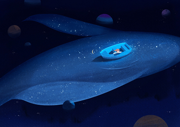 孤獨的插畫，百年孤獨系列