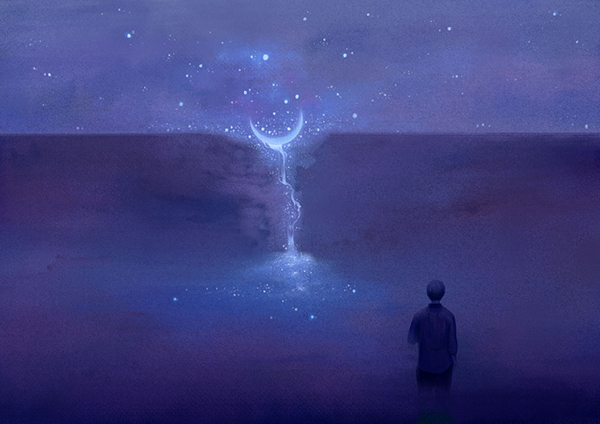 孤獨的插畫，百年孤獨系列