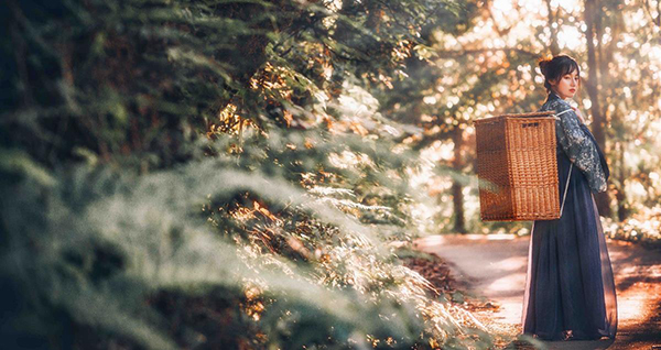 人像攝影，古裝女子人像攝影照片