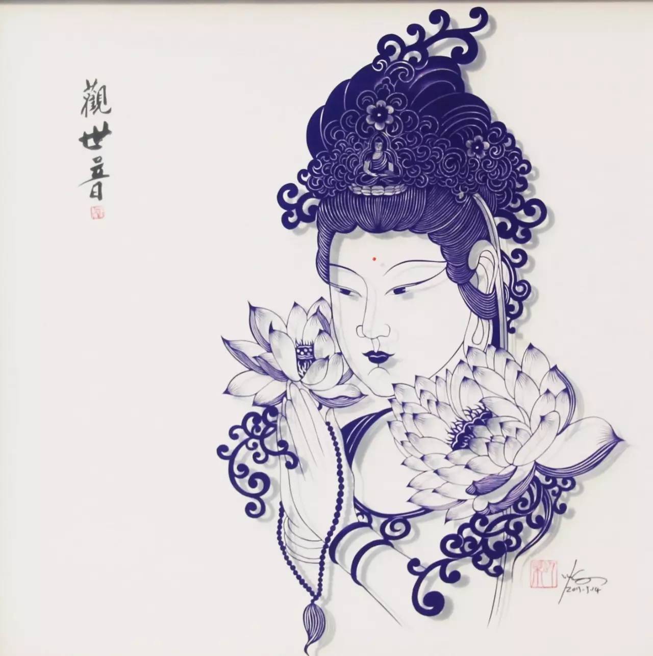 剪紙藝術(shù)作品：一次鏤空一根線條的信仰！