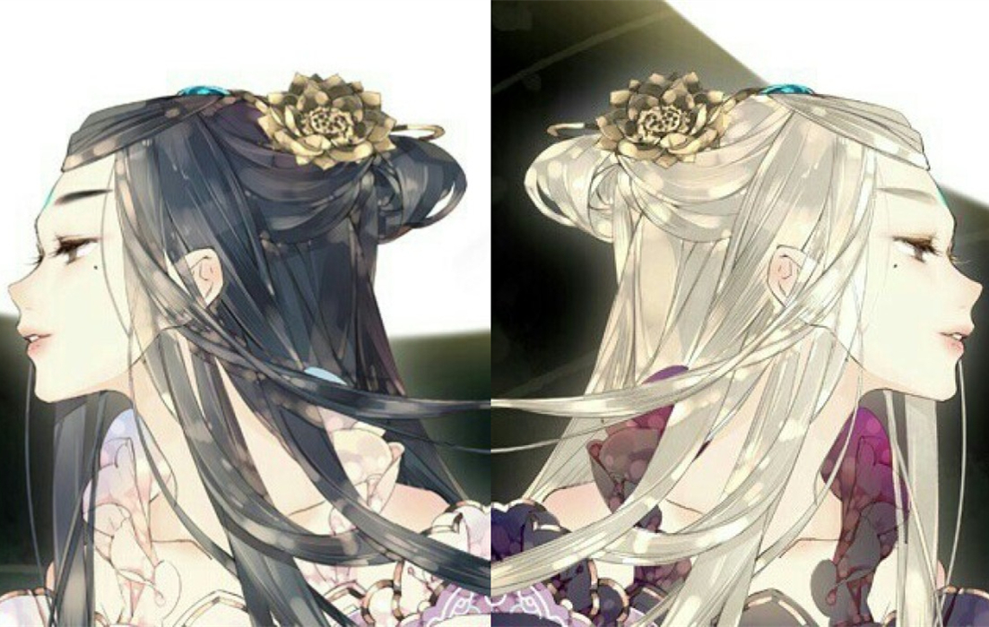 動(dòng)漫古風(fēng)女子閨蜜頭像，好姐妹qq頭像