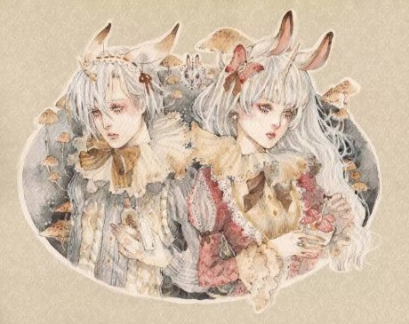 暖色調(diào)手繪插畫，給一種人淡淡的插畫美!