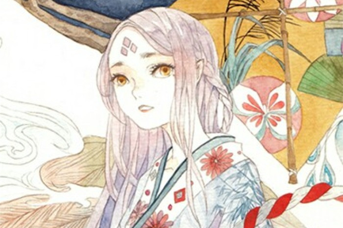 水墨風古典女子頭像，古風唯美頭像。