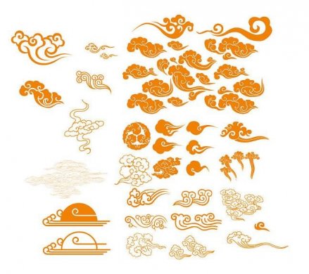 家佳樂文學古典祥云矢量ai圖片