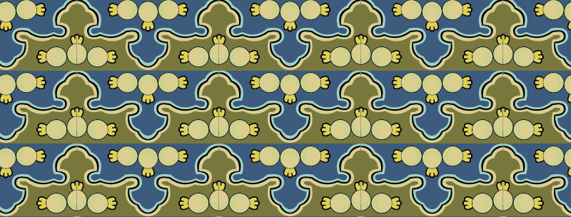 中國傳統(tǒng)明代服飾樸素圖案，矢量素材AI圖片