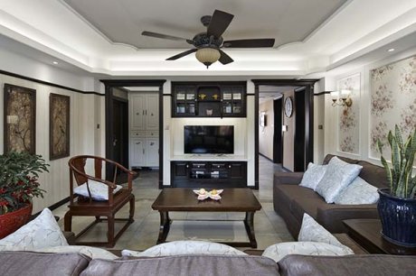 新中式裝修設(shè)計(jì)，裝修設(shè)計(jì)會(huì)舍圖(七)