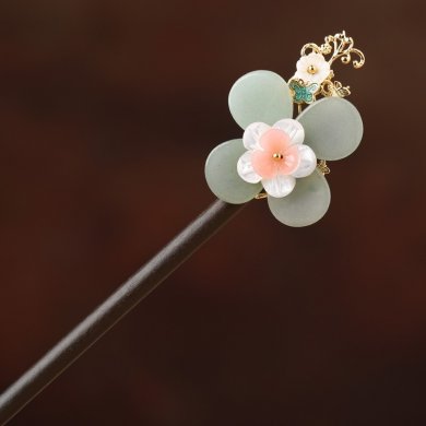 綰如兮發(fā)簪宮廷步搖，古典氣質(zhì)簪子頭飾