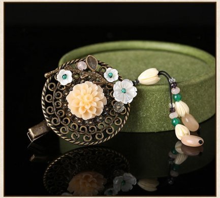 三生三世發(fā)夾，淡雅秀麗古典頭飾