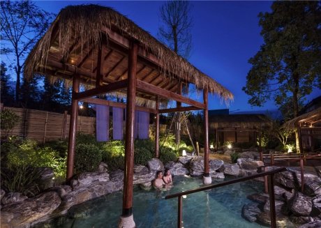 青城山·心越酒店，美的很自然沒有斧鑿的刻意