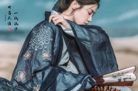 一紙流沙·倚馬天涯，古裝人像攝影