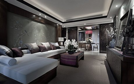 新中式裝修設(shè)計(jì)，會(huì)舍裝修設(shè)計(jì)圖(六)