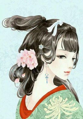 唯美古風圖片：我亦逢場作戲人，紅顏為誰美