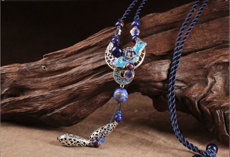 云水步生蓮項鏈，清雅脫俗首飾