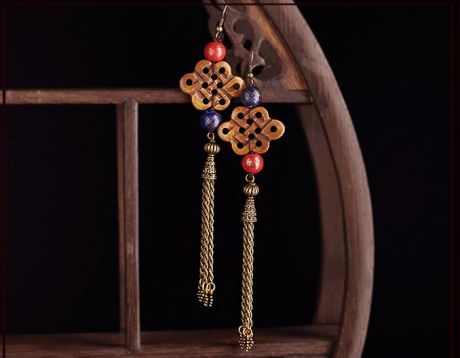 家佳樂文學(xué)古典氣質(zhì)耳環(huán)首飾