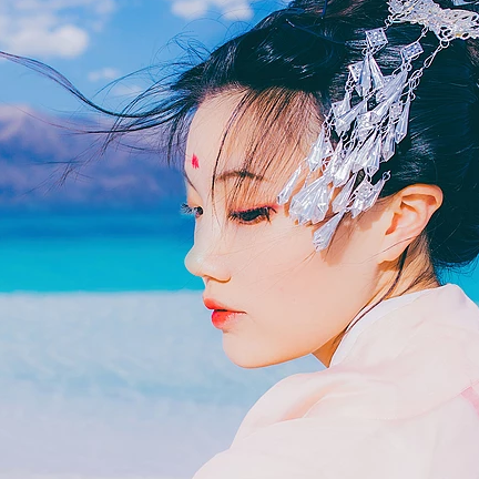 冰雪美人飄逸唯美頭像，唯美古風(fēng)女子頭像