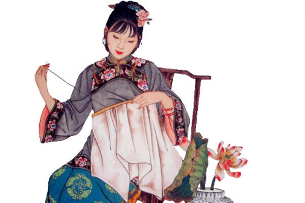 趙成偉《清裝紅樓人物譜》欣賞(三)