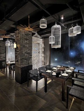 簡約時尚的東方美，意境餐廳設計