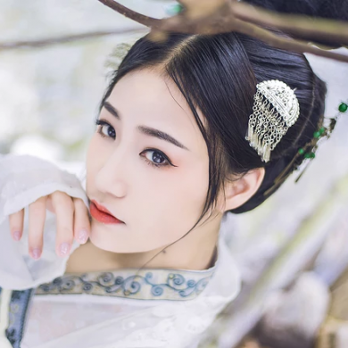 夢中鏡時尚典雅，唯美古風(fēng)真人頭像