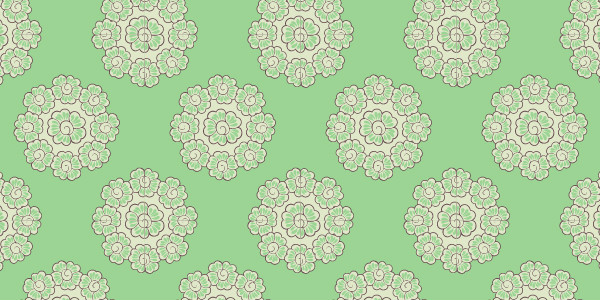 中國(guó)傳統(tǒng)唐代服飾寶相花紋圖案九，矢量素材