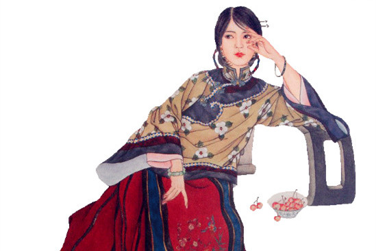 趙成偉《清裝紅樓人物譜》欣賞(一)