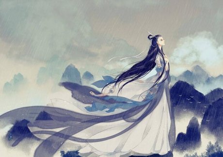 屆笑春桃兮，云堆翠髻