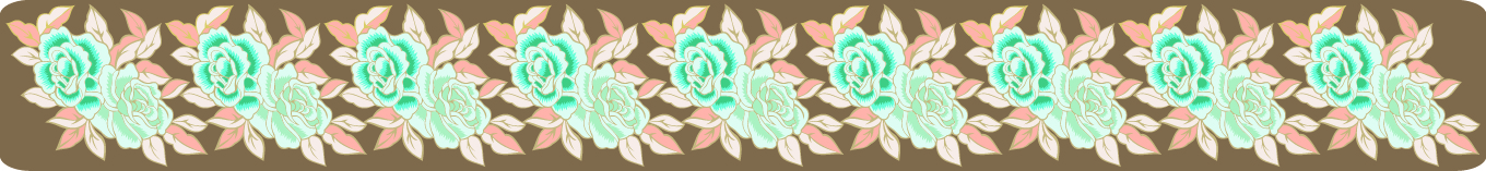 中國(guó)傳統(tǒng)刺繡月季花圖案，矢量素材