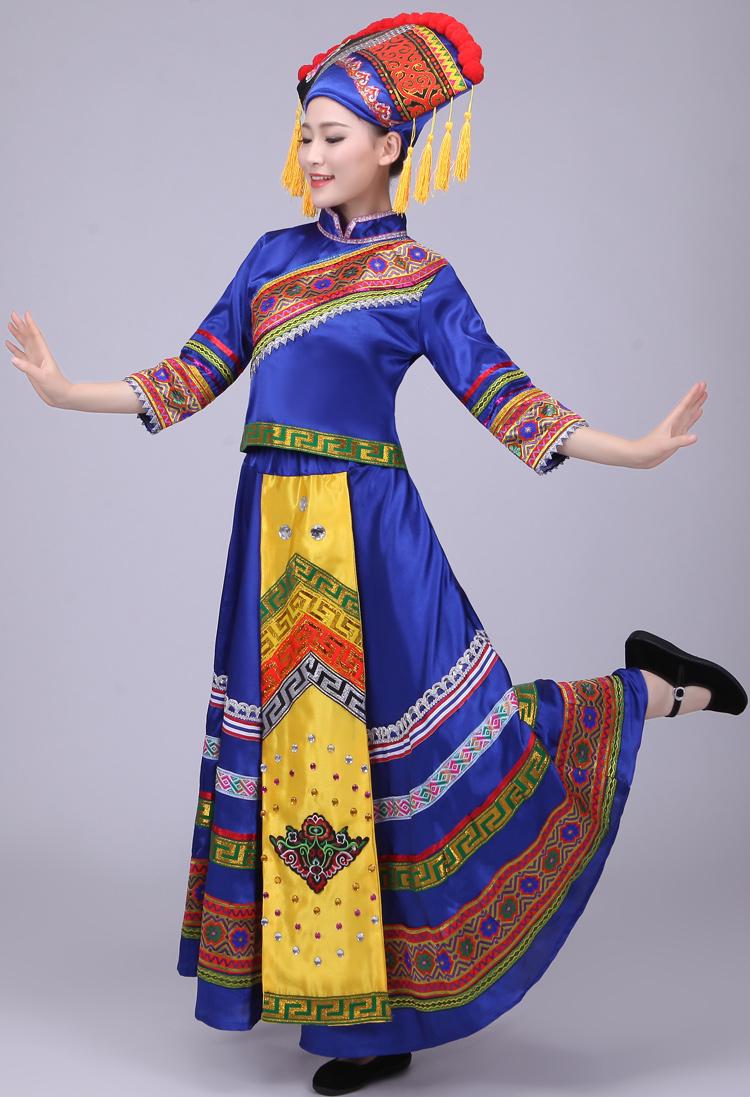 廣西壯族舞蹈民族服裝，苗族少數(shù)民族服裝圖片