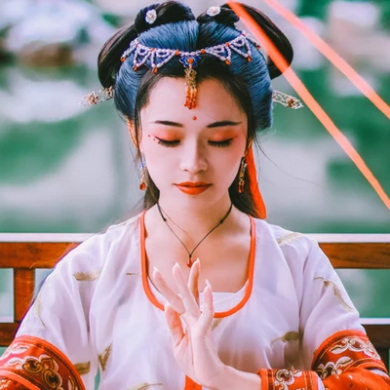 嬌艷女子頭像，唯美古風(fēng)真人頭像