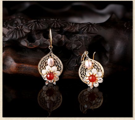 家佳樂文學時尚氣質耳環(huán)首飾