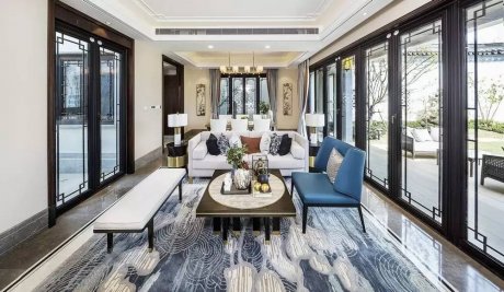 裝修設(shè)計(jì)：新中式客廳最有范的待客之道！