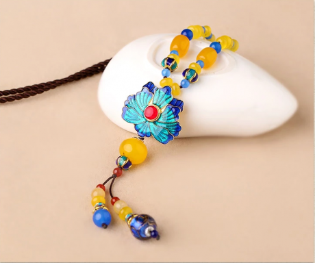 家佳樂文學(xué)吊墜瑪瑙配飾長款項(xiàng)鏈掛飾