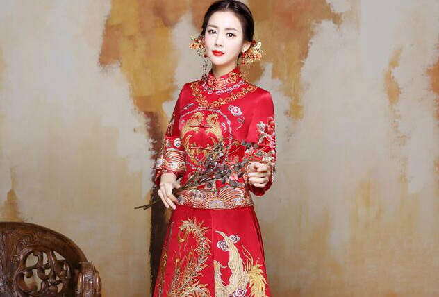 家佳樂文學蘇繡秀禾服嫁衣中式婚禮禮服