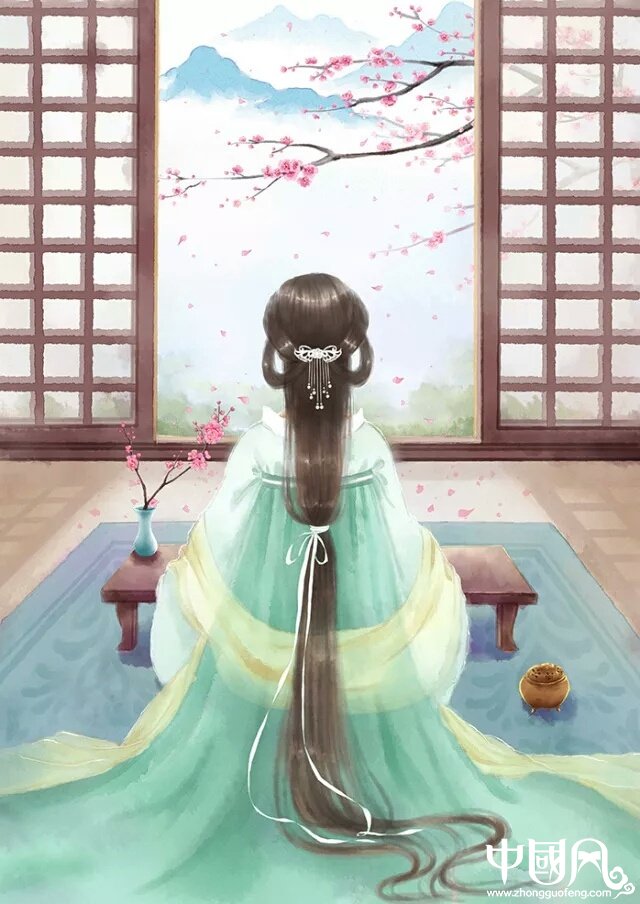 古風(fēng)女子背影圖集，一襲優(yōu)雅背影美呆眾人