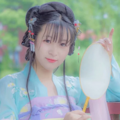 清新唯美家佳樂文學(xué)古風(fēng)真人女子頭像