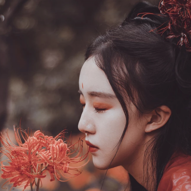 曼珠沙華家佳樂文學(xué)唯美古風(fēng)女子頭像