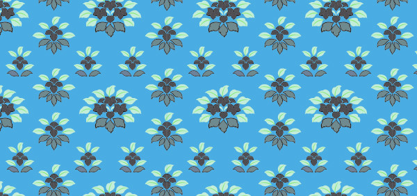 中國傳統(tǒng)唐代服飾散點紋圖案二，矢量素材