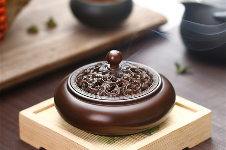 古韻純銅生活家居檀香爐，沉香熏香爐盤香爐。