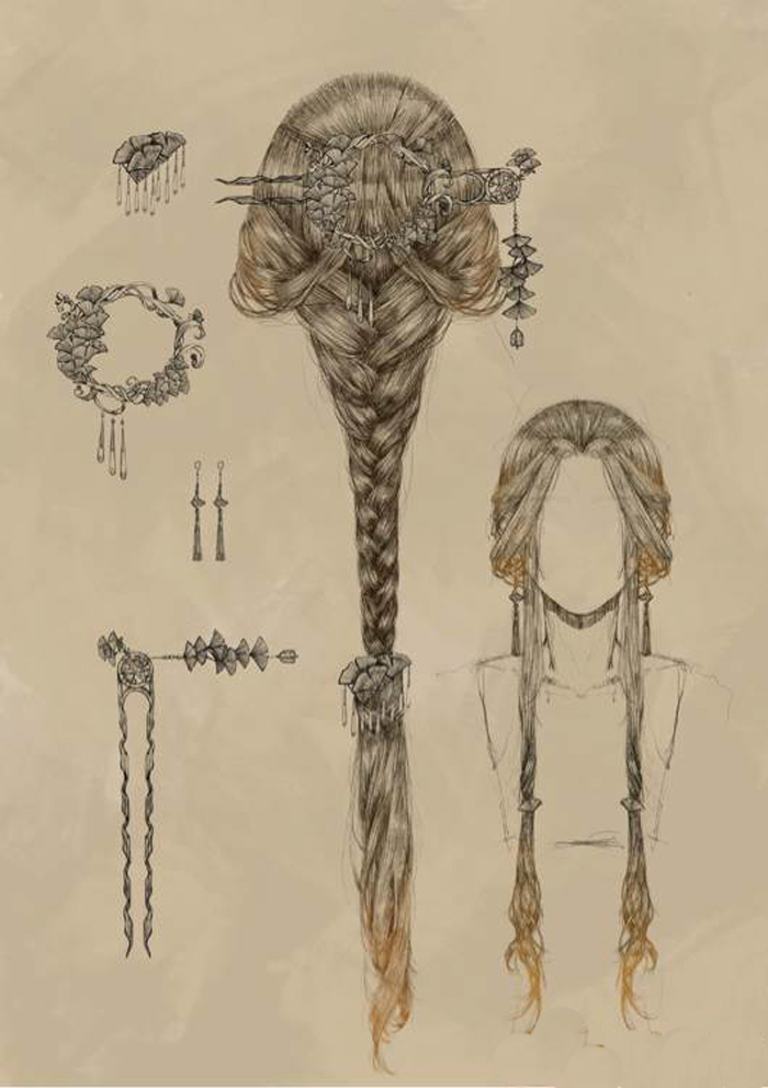 唯美家佳樂文學(xué)古裝發(fā)型圖片