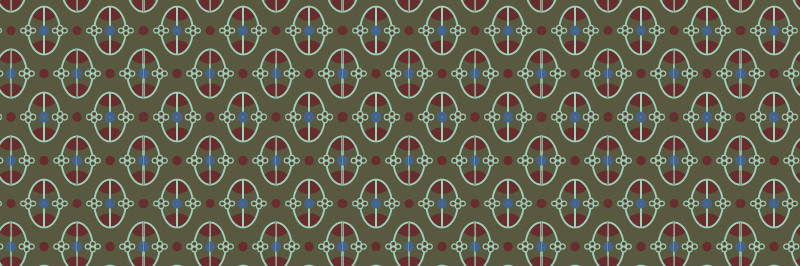 中國傳統(tǒng)明代服飾橢圓圖案，矢量素材