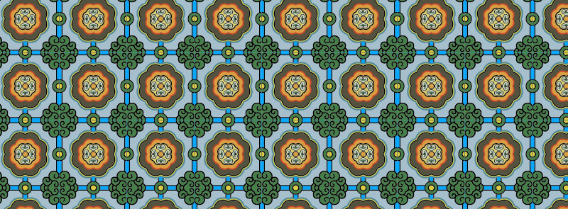 中國傳統(tǒng)明代服飾古典雅致圖案，矢量素材